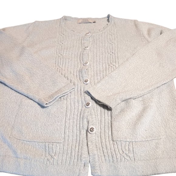 Woman's Medium Honor Millburn Cardigan Sweater with Decorative Buttons - Picture 1 of 4